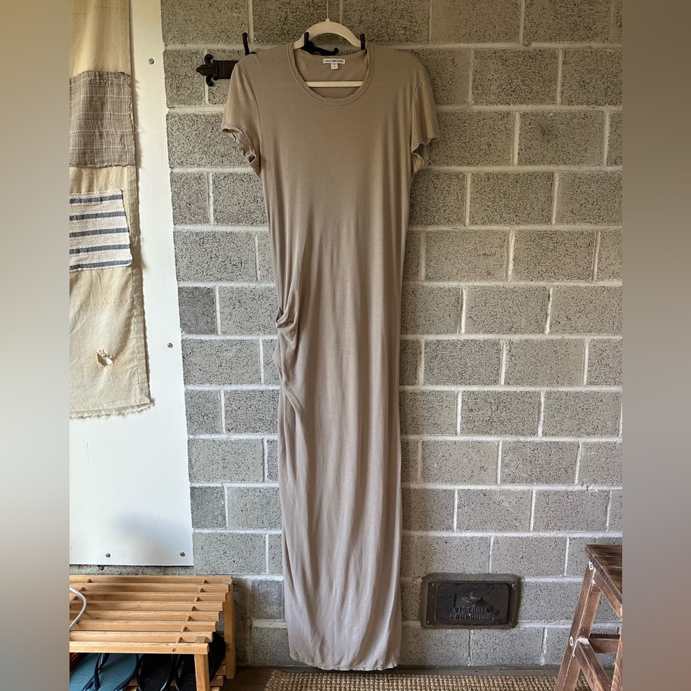 James Perse Taupe Maxi Dress